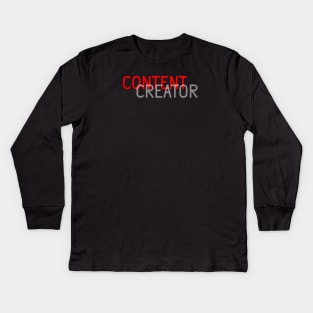 Content Creator - 05 Kids Long Sleeve T-Shirt